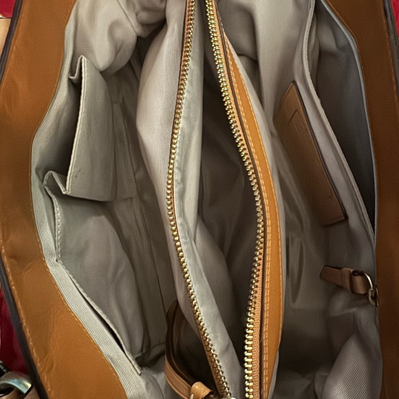 Coach Leather Suede & Canvas Patchwork Bag # F13335 - Picture 4 of 11